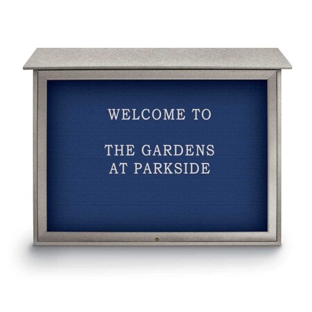 United Visual Products Indoor Enclosed Combo Board, 42"x32", White Frame/Burgundy & Amethyst UVCB4232W-BURGUN-AMETHY
